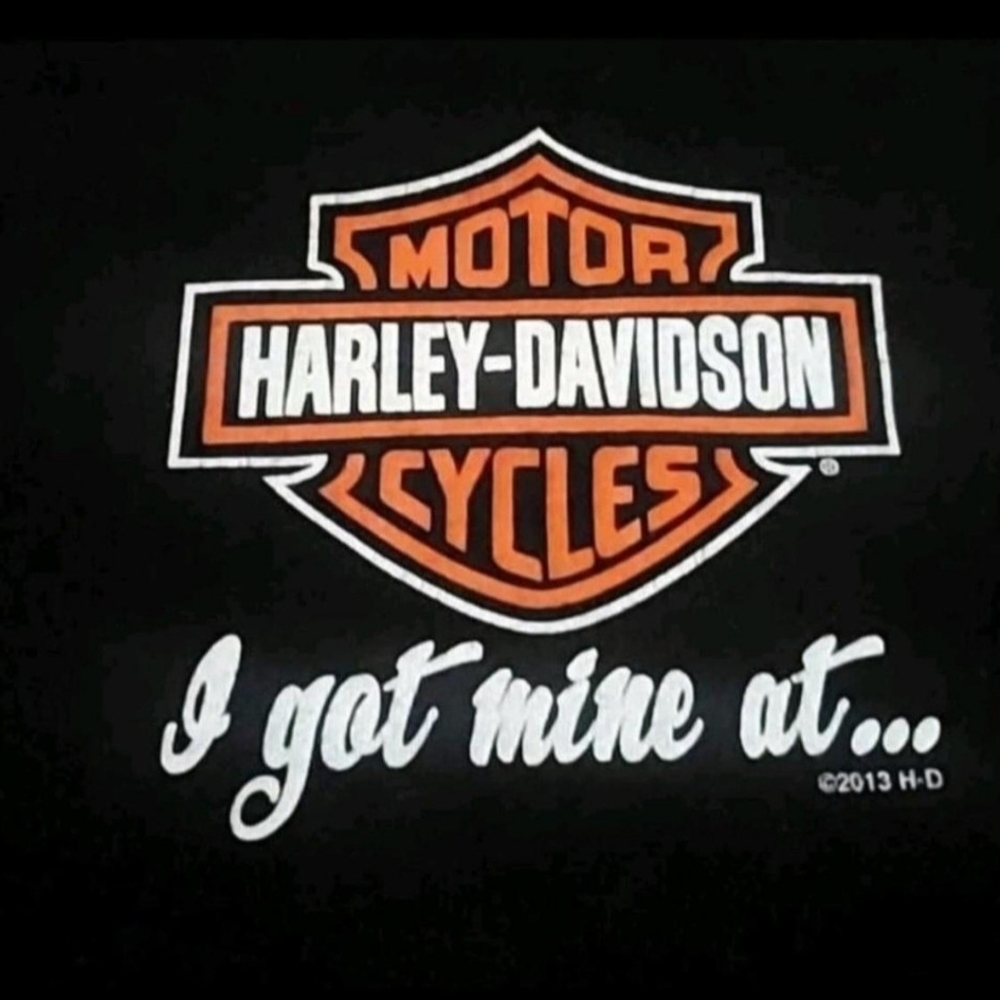 Harley-Davidson Black Graphic T-Shirt Womens Size XL